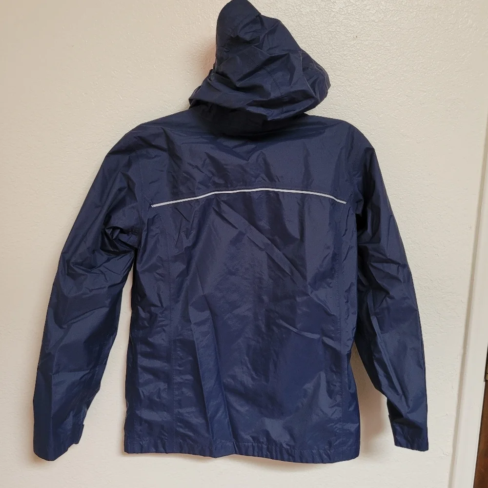 Columbia Kids' Navy Blue Jacket with Pink Accents